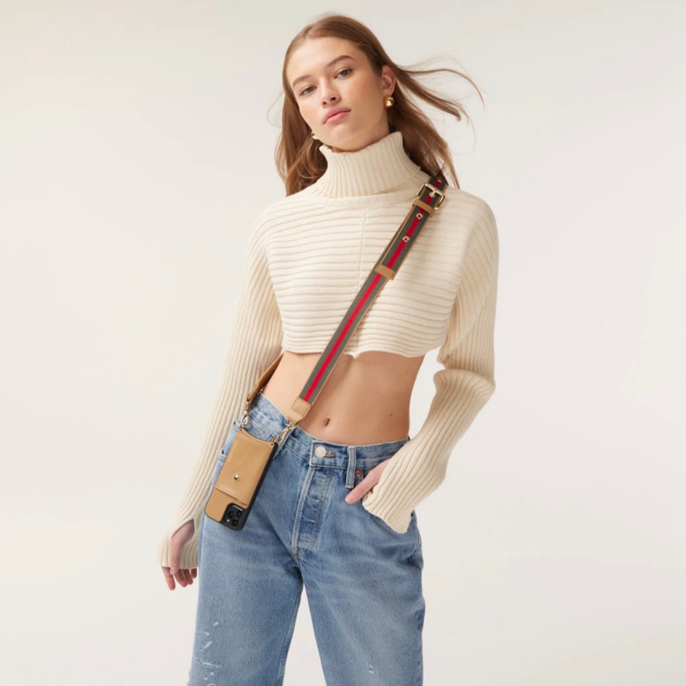 Gently used Bandolier genuine leather iPhone Crossbody (for iPhone 11 Pro Max)